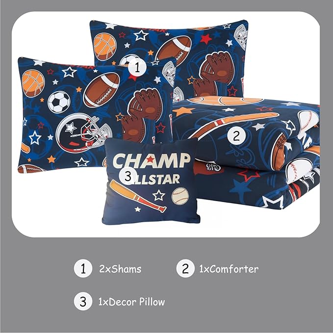 Comforter Set - Full - 4 Piece