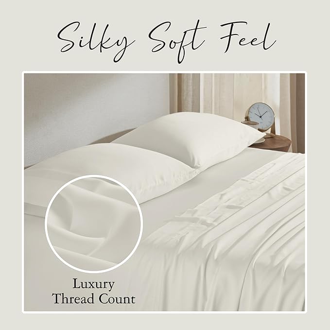 Bamboo Cooling Pillowcase Set - Queen - 2 Piece