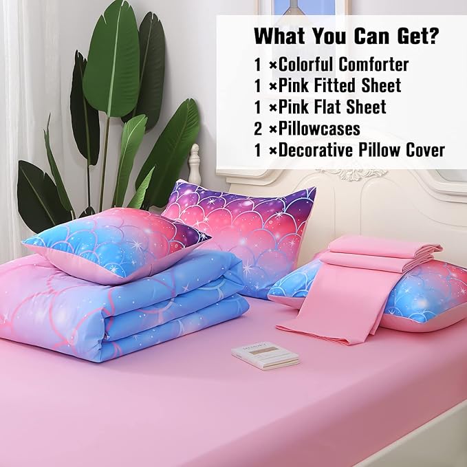 Comforter Set - Queen - 6 Piece
