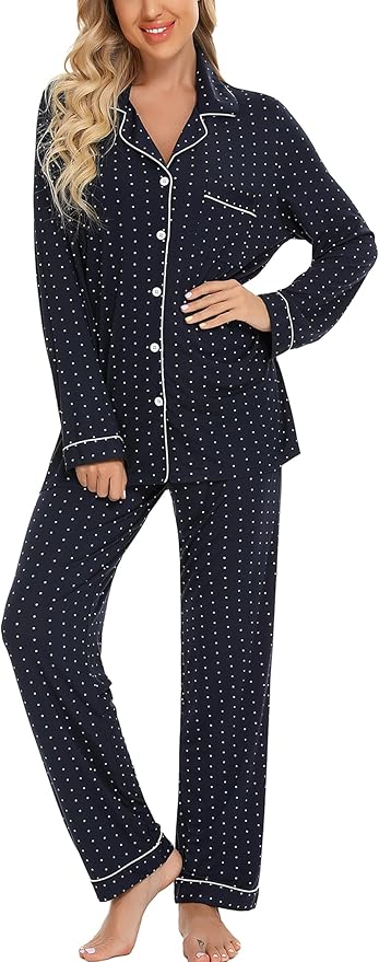 Women's Pants Pajama Set - Long Sleeve - 2 Piece