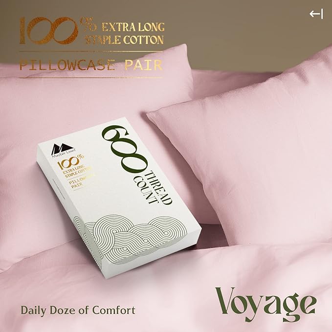 Linen Cooling Pillowcase Set - King - 2 Piece