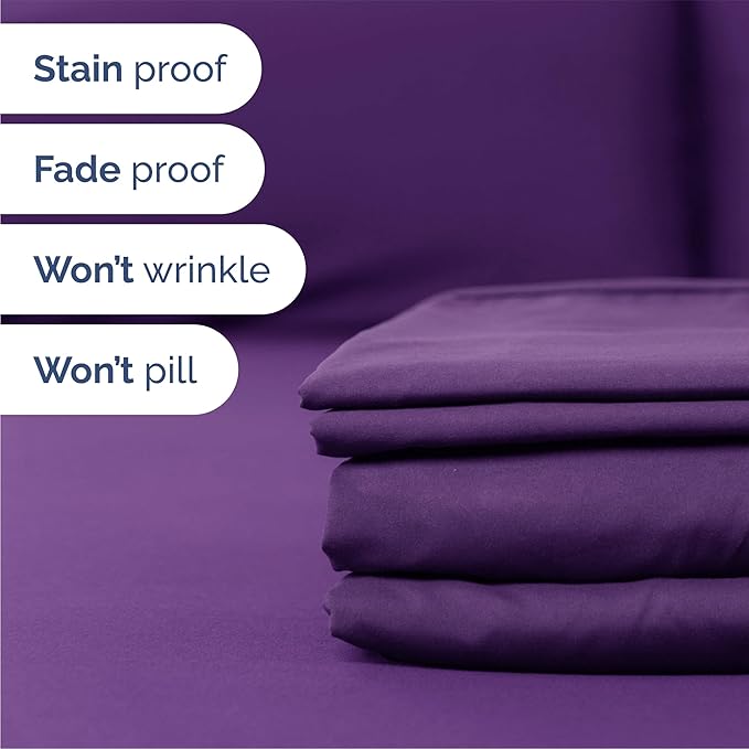 Cooling Bed Sheet Set - Queen - 16 in Deep Pocket - 6 Piece