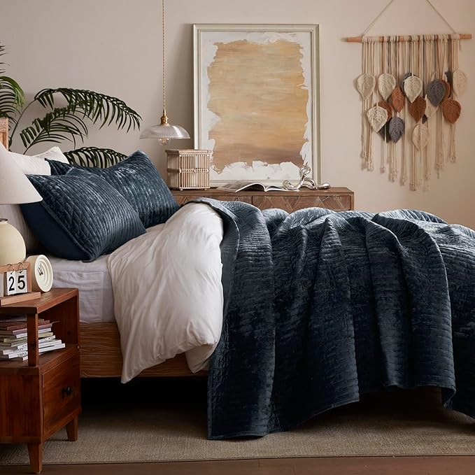 Velvet Quilt Set - Queen