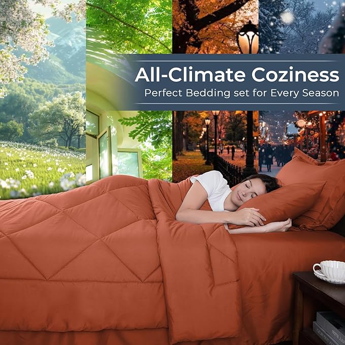 Comforter Set - Queen - 7 Piece
