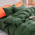 Linen Duvet Cover Set - Full - 3 Piece