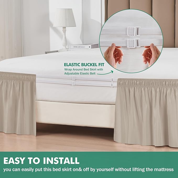 Bed Skirt - King - 17 in Drop
