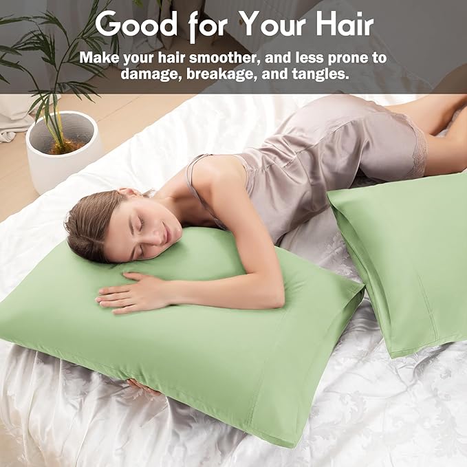 Bamboo Cooling Pillowcase Set - King - 2 Pack