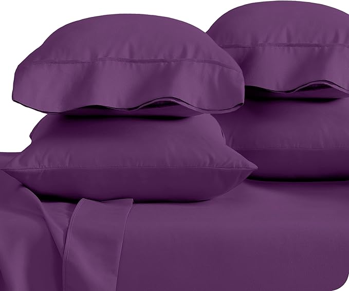 Microfiber Cooling Pillowcase Set - Queen - 4 Pack - 4 Piece