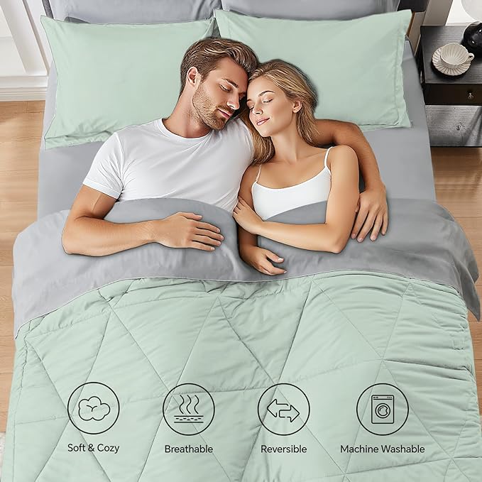 Microfiber Comforter Set - Twin XL - 5 Piece