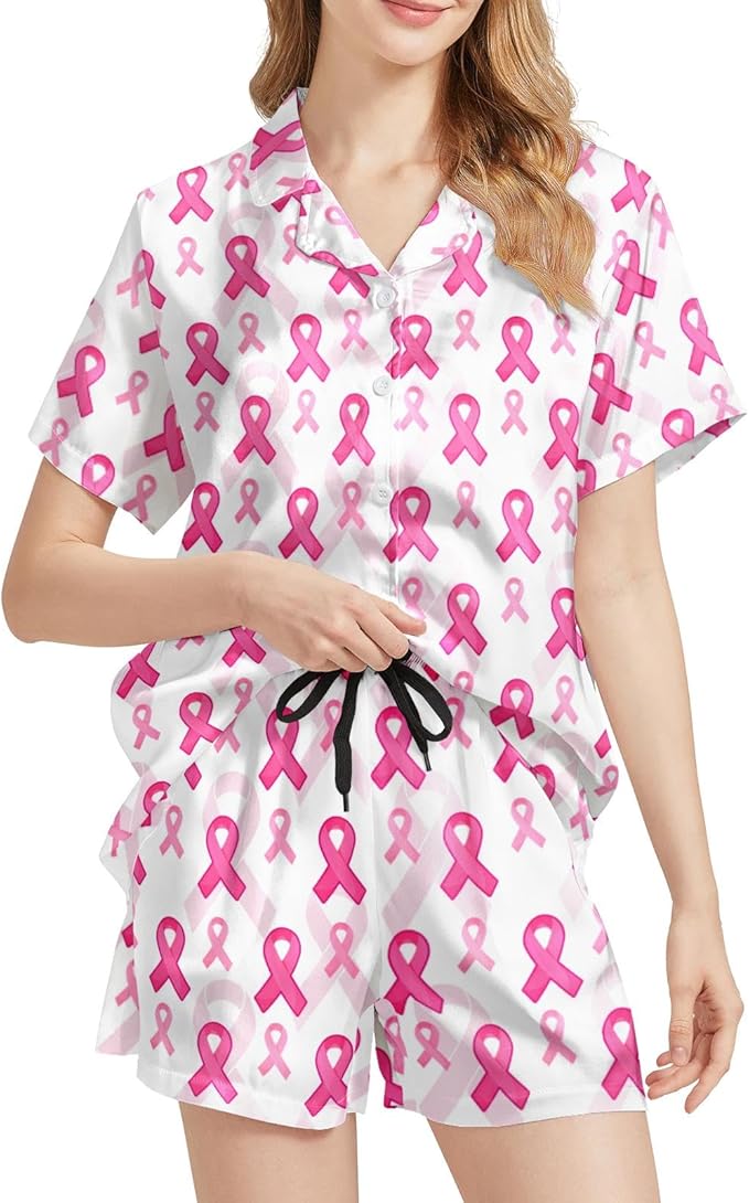 Women's Pajama Set - Short Sleeve - 2 Piece