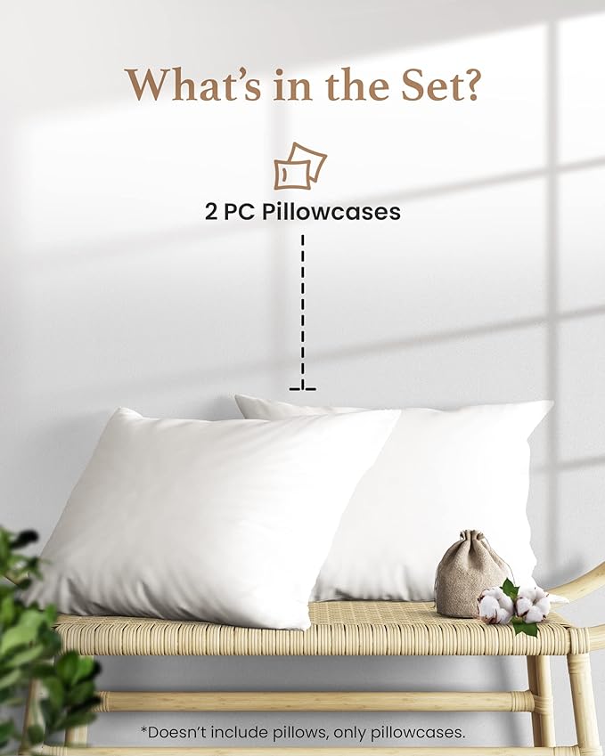 Pillowcase Set - King - 2 Piece