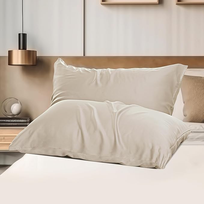 Bamboo Cooling Pillowcase Set - King - 4 Pack - 4 Piece