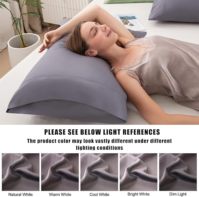 Bamboo Cooling Pillowcase Set - Standard - 2 Pack