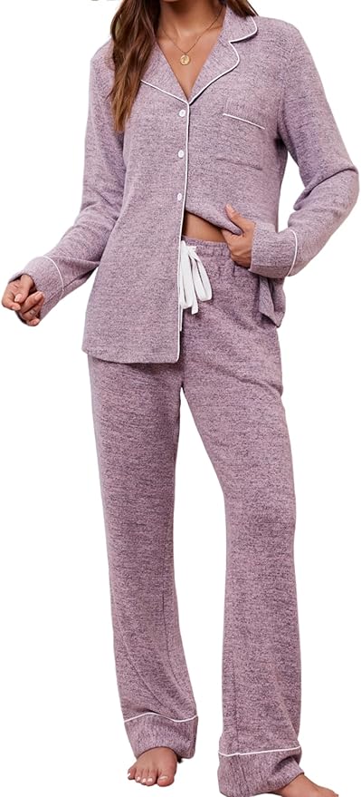 Women's Pants Pajama Set - Long Sleeve - 2 Piece
