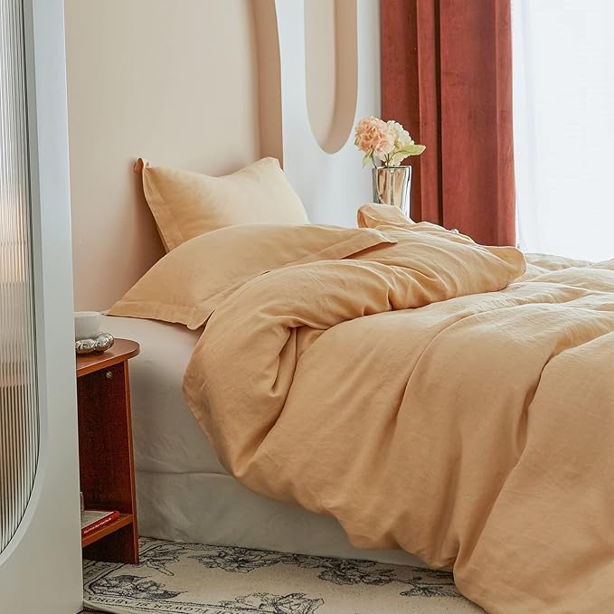 Linen Duvet Cover Set - King - 3 Piece