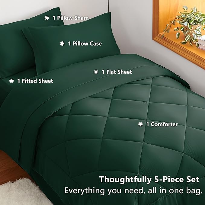 Comforter Set - Twin XL - 5 Piece