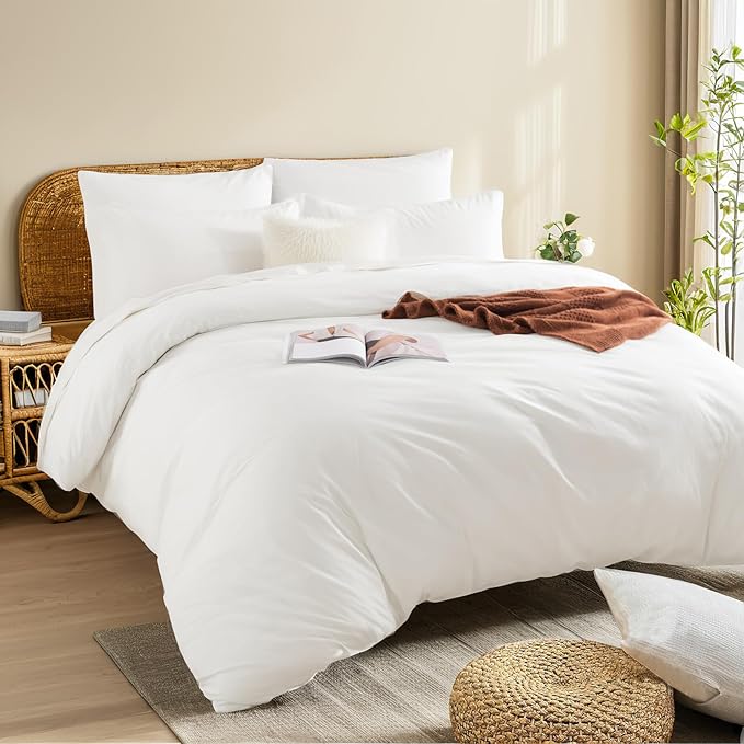 Linen Duvet Cover Set - Twin - 2 Piece