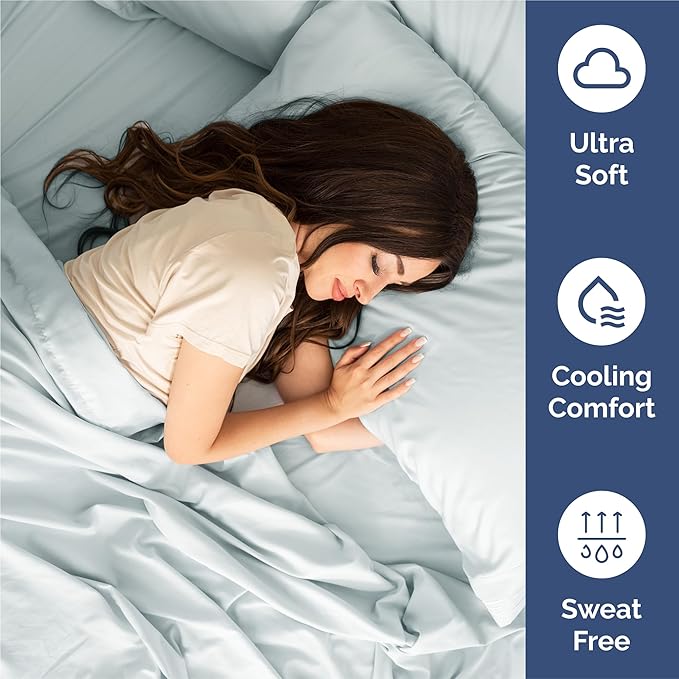 Cooling Bed Sheet Set - Split King - 5 Piece