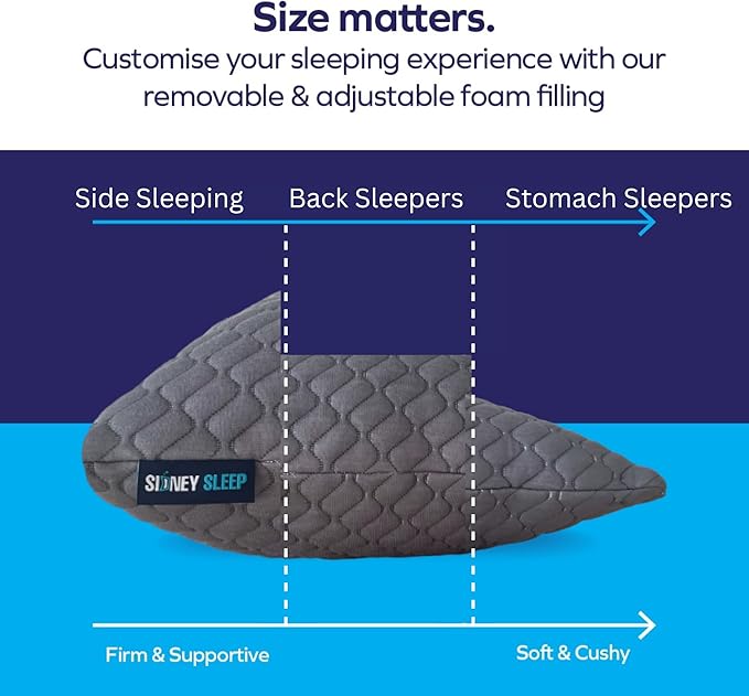 Memory Foam Bed Pillow - Queen