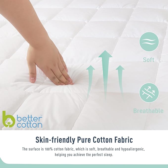 Down Alternative Mattress Pad - Queen - 22 in Deep Pocket