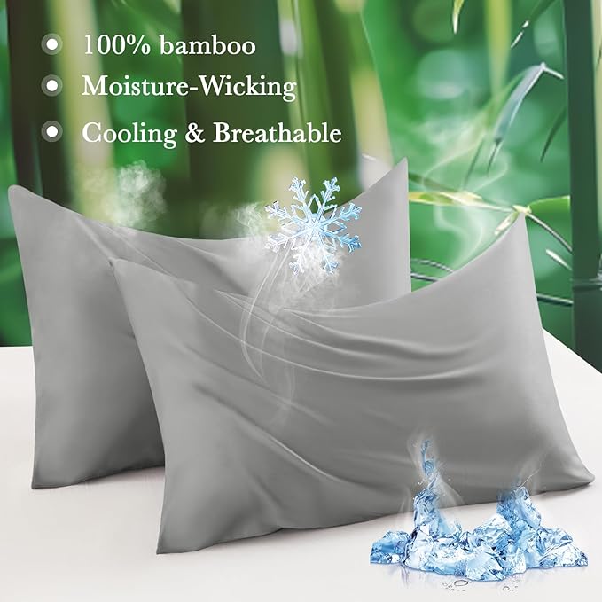 Bamboo Cooling Pillowcase - Queen