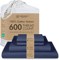 100% Cotton Cooling Bed Sheet Set - King - 4 Piece
