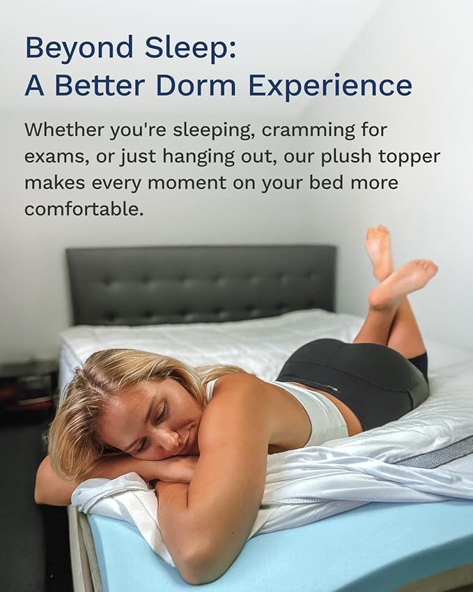 Memory Foam Cooling Mattress Topper - Twin XL