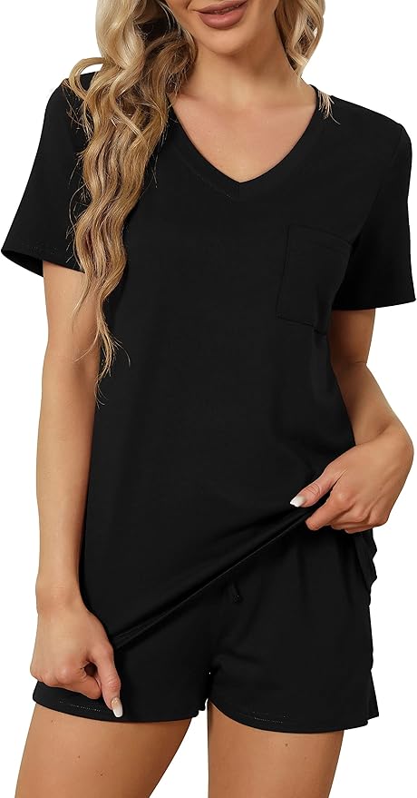 Women's Pajama Set - Short Sleeve - 2 Piece