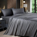 Bamboo Cooling Bed Sheet Set - Queen - 4 Piece