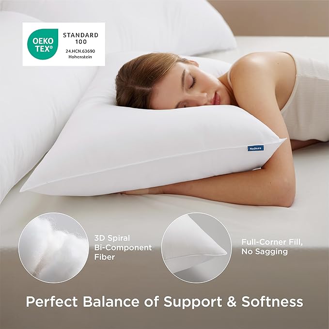 Down Alternative Bed Pillow - King - 2 Pack
