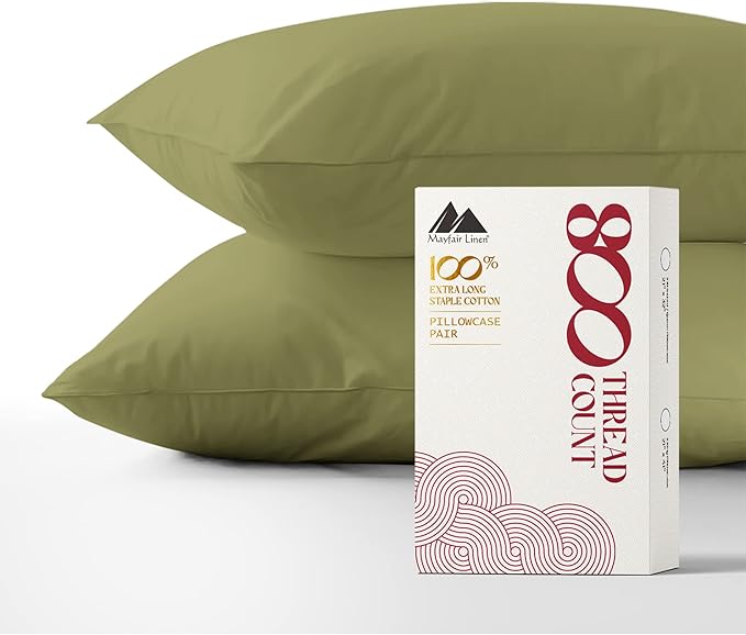 Linen Pillowcase Set - Queen - 2 Piece