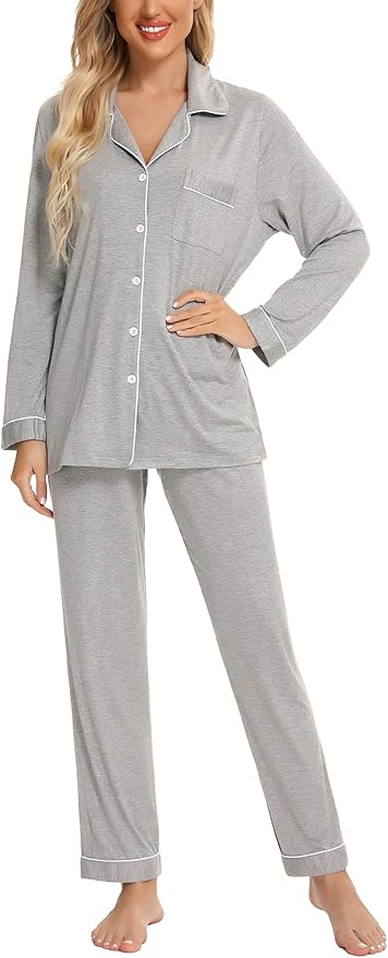 Women's Pants Pajama Set - Long Sleeve - 2 Piece
