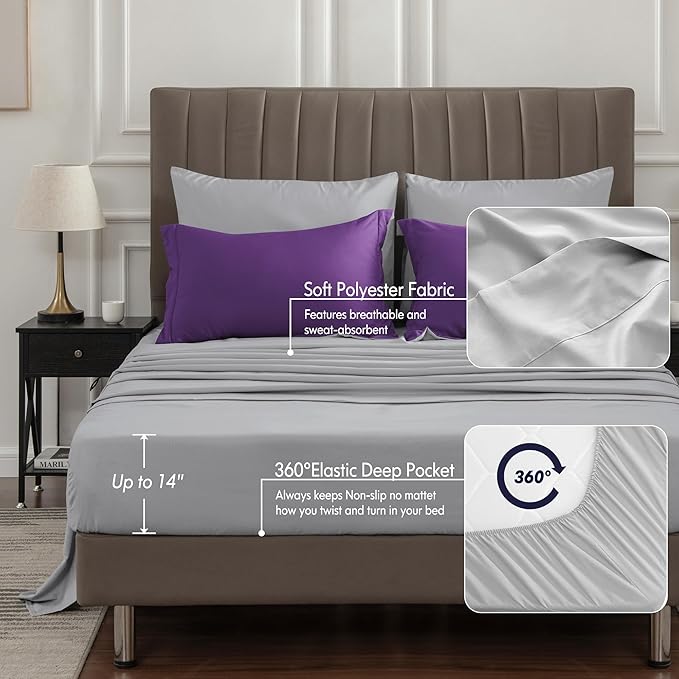 Microfiber Comforter Set - Full - 7 Piece
