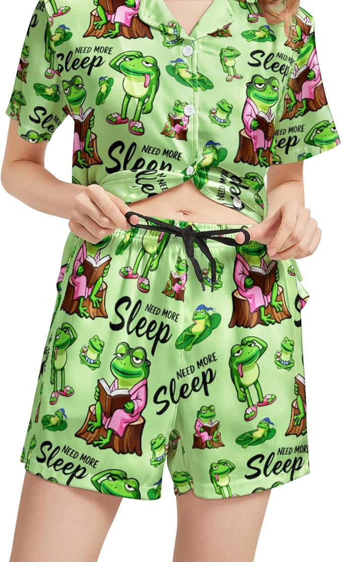 Women's Pajama Set - Short Sleeve - 2 Piece