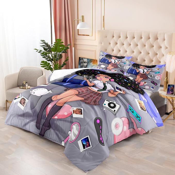 Microfiber Comforter Set - Queen - 3 Piece