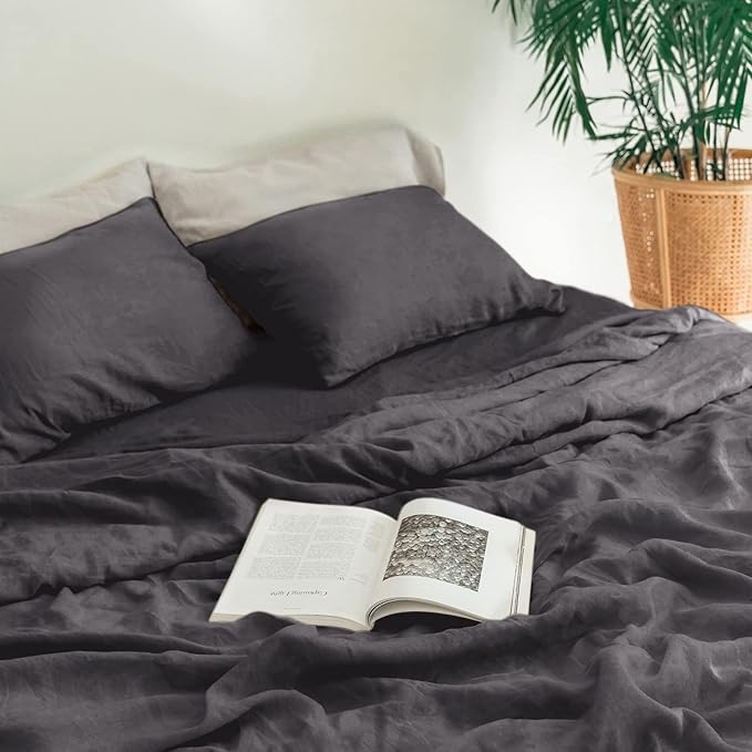 Linen Cooling Duvet Cover Set