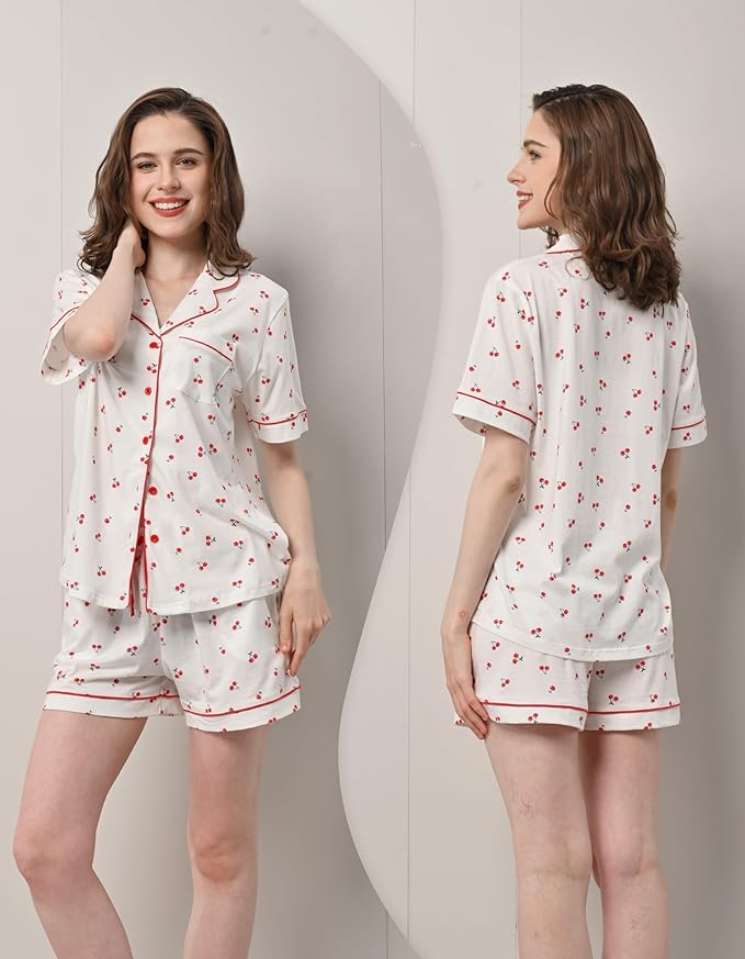 Women's 100% Cotton Pajama Set - 2 Piece