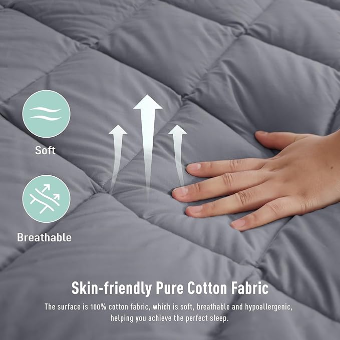 Down Alternative Mattress Pad - Twin XL - 22 in Deep Pocket