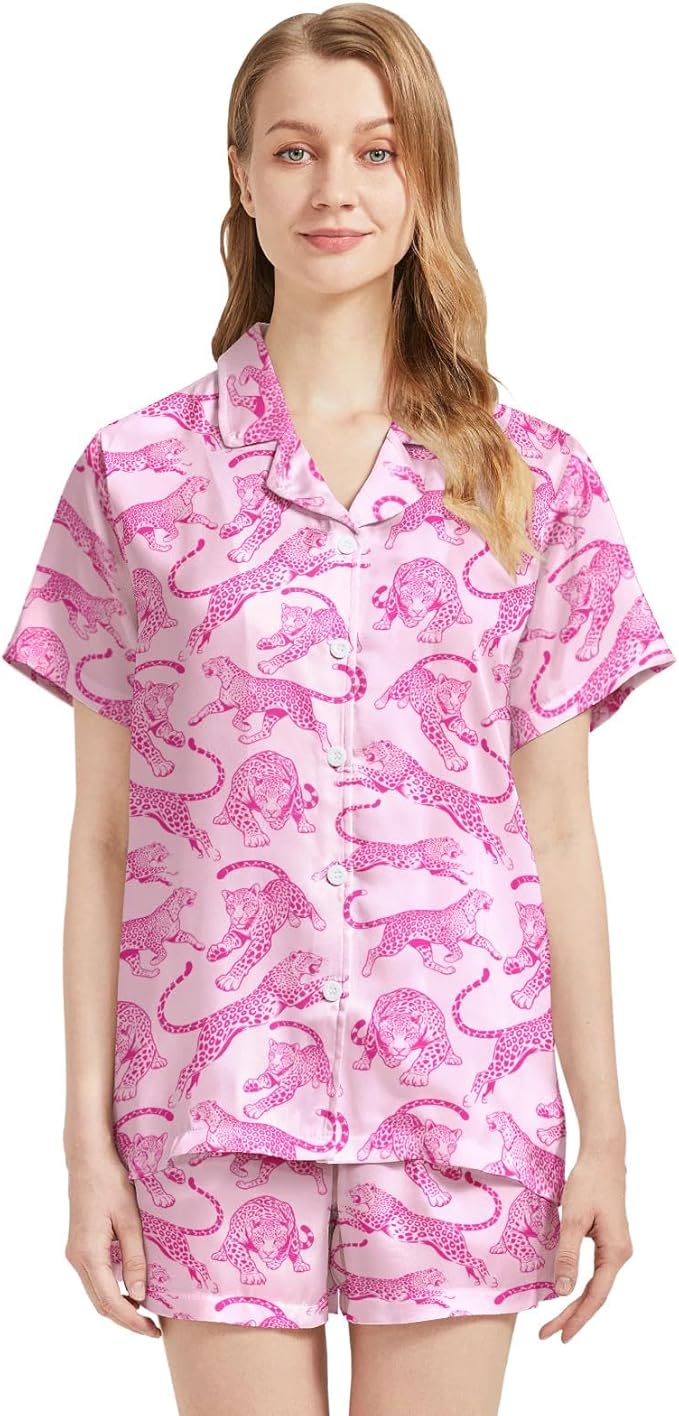 Women's Pajama Set - Short Sleeve - 2 Piece