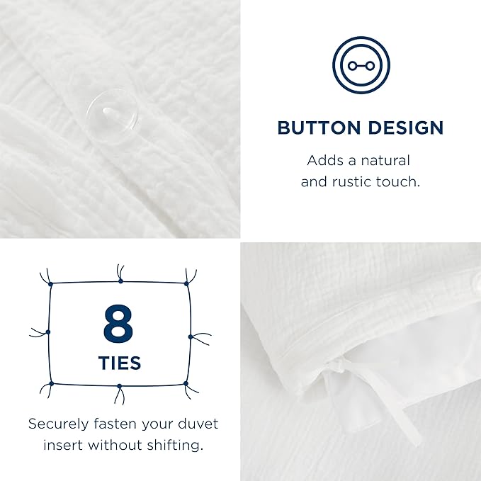 Linen Duvet Cover Set - Queen