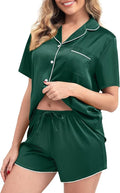 Women's Shorts Pajama Set - Short Sleeve - 2 Piece