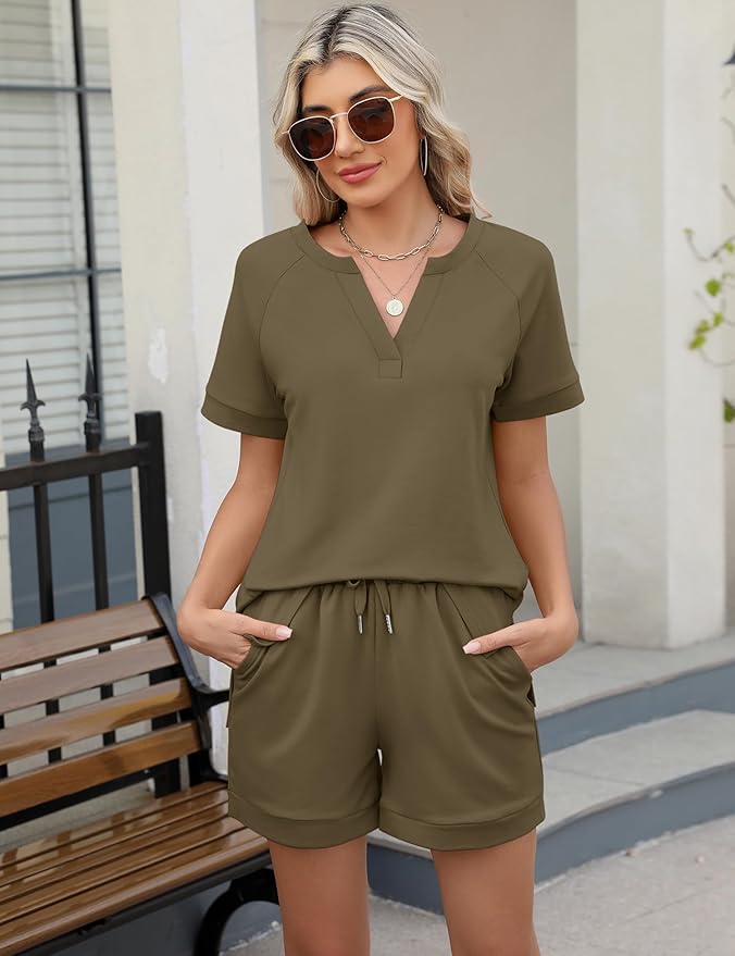 Loungewear Set - Shorts - 2 Piece