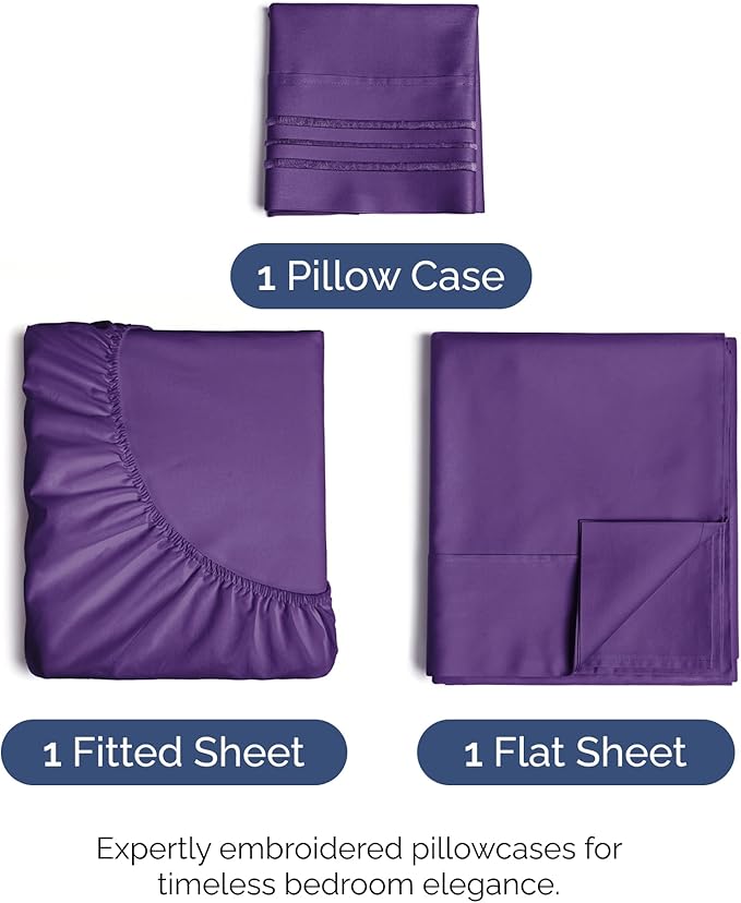 Cooling Bed Sheet Set - Twin - 3 Piece