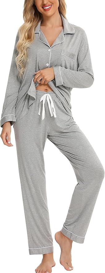 Women's Pants Pajama Set - Long Sleeve - 2 Piece