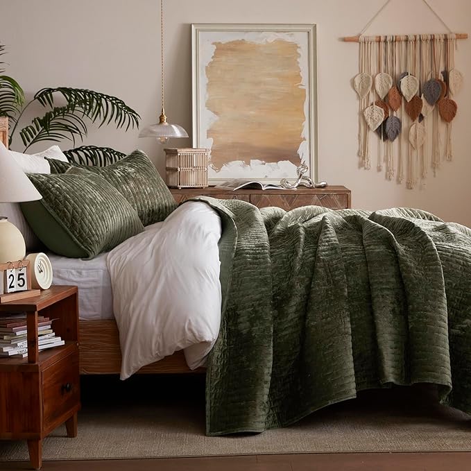 Velvet Quilt Set - Queen