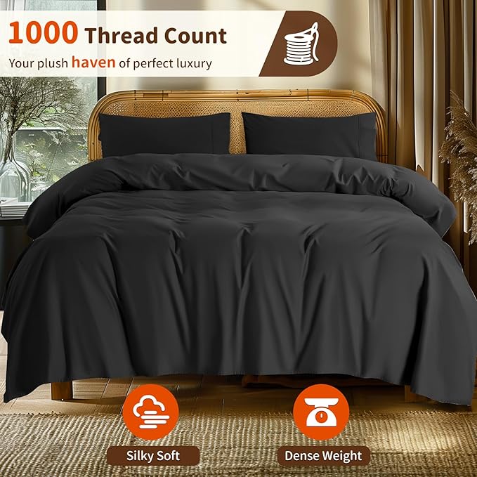Bed Sheet Set - Queen - 16 in Deep Pocket - 4 Piece