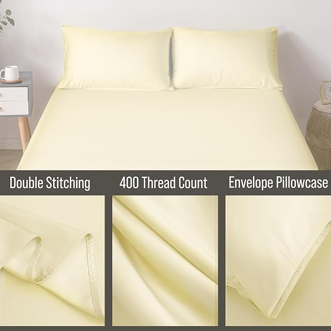 Bamboo Cooling Pillowcase Set - King - 2 Piece