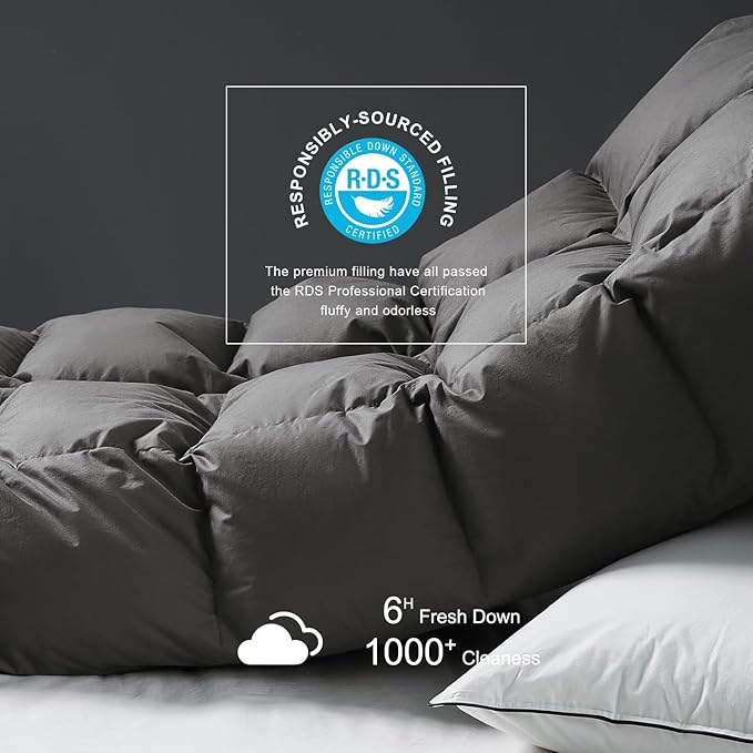 100% Cotton Duvets Down Comforter - King