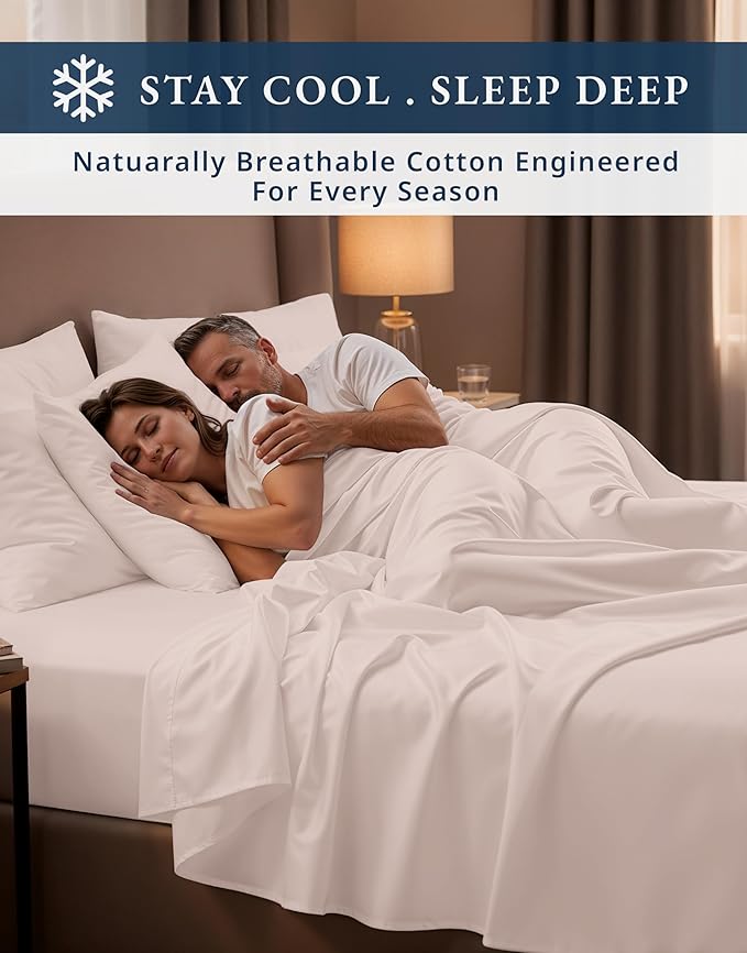 Linen Bed Sheet Set - King