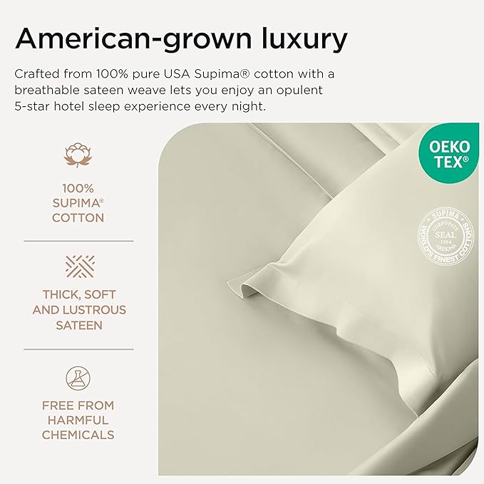 Bed Sheet Set - California King - 4 Piece
